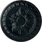 Ekena Millwork Exeter Ceiling Medallion (Fits Canopies up to 3 1/8"), Hand-Painted Night Shade, 17 3/4"OD x 1 1/8"P CM17EXNSF - alternate 1